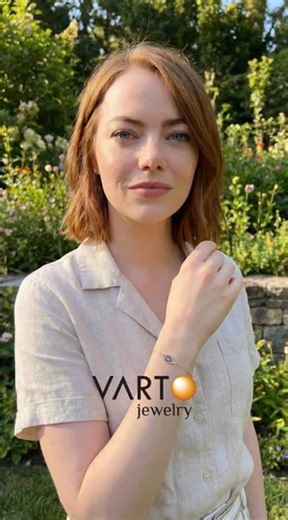 Emma Stone's Lucky Luxury: Sapphire Evil Eye Glow