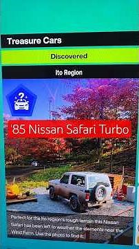 Forza Horizon 6 Treasure Car - 1985 Nissan Safari Turbo