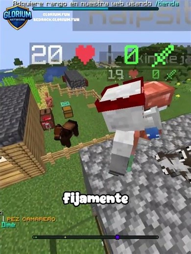 Raipsito volvió a mi servidor 😱 #minecraft #raid #server #minecraftshorts