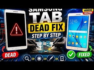 Samsung Tab Dead Repair Done ✅ | Complete Step By Step Solution | No Power Fix