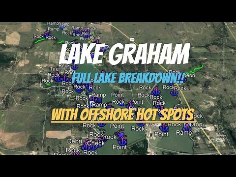 Lake Graham - Full LAKE BREAKDOWN - Find the Bass FAST!!