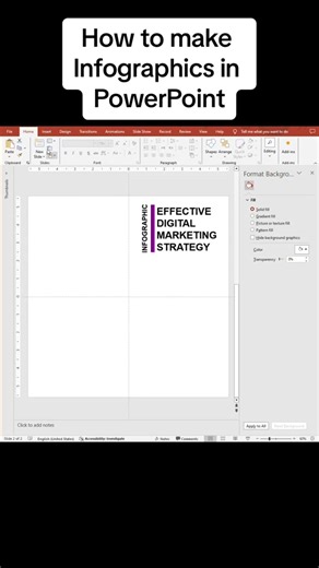 How to make infographics in powerpoint! #infographic #powerpoint #animated #businesspresentation #business #digitalmarketing #socialmediacontent #contentcreator