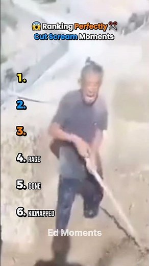 Perfectly cut scream moments 😱✂️
