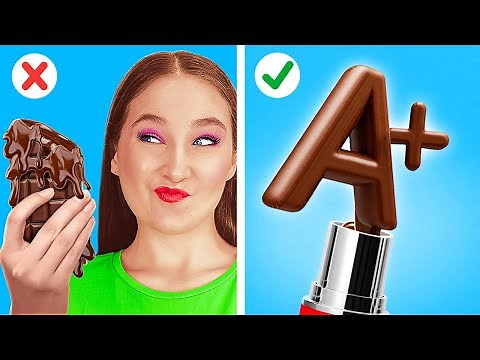 حيل وأفكار للطلاب الذكياء || أفكار حرفية سهلة ولحظات مضحكة في المدرسة