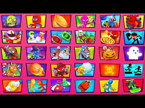 stickman party ALL MINIGAMES gameplay [ NEW UPDATE ] 2022 ( android / ios )🤯