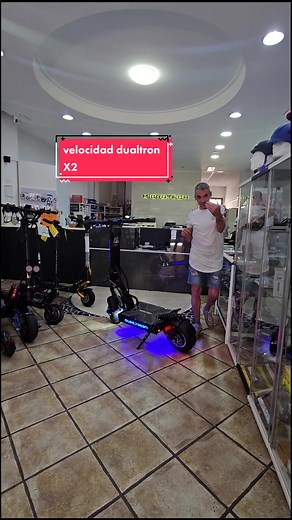 Velocidades asombrosas de patinetes eléctricos Dualtron