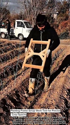 Planting Frame Setup Work Tool for Precise Crop Spacing #worktool