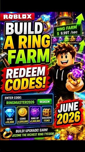 Build a Ring Farm Codes June 2026 | Build a Ring Farm Redeem Codes #buildaringfarm