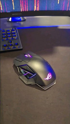 ASUS ROG Spatha X Wireless Gaming Mouse Magnetic Charging Dock,12 Programmable Buttons,19.000 DPI...