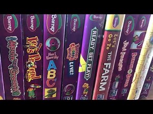 My Barney Home Video Collection (BYG and Seasons 1-9)