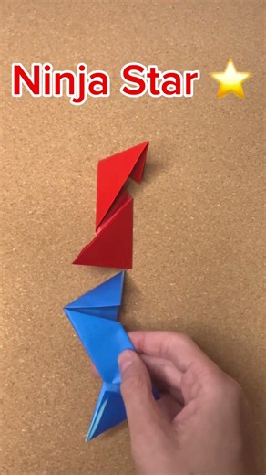 How to fold an origami Ninja Star ⭐️ #origami #tutorial #diy