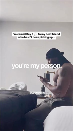 Voicemail day 2 💬to my best friend | ZADDY THERAPY DAILY MOTIVATION #voicemails