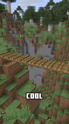 Realistic bridge in Minecraft