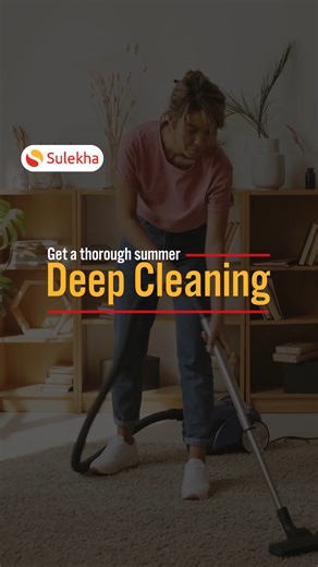 ☀️ Get your home ready with professional deep cleaning services from Sulekha. Say goodbye to dust, allergens, and odors and hello to a fresh, healthy living space. Book now and enjoy a stress-free summer! 🏡✨ Click here - https://tinyurl.com/2a2prhc6 #sulekha #sulekhahome #deepcleaning #cleaningservices | Sulekha