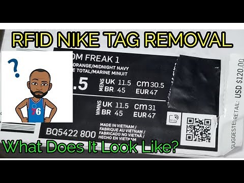 Nike QR Tag Live Removal: RFID Revealed