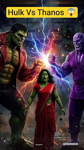 Hulk and Son vs Thanos | Marvel Fan Made Cinematic Story#hulk#ai