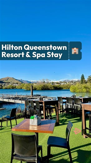Daily Drop on Instagram: "One night at the @hiltonqueenstown Resort & Spa for $0? Yep. 🙌🇳🇿 This stay should’ve cost $325, but we booked it with 60k @hiltonhonors points — or just 30k transferable points thanks to @hilton’s 1:2 transfer ratio. 🏨 • Stunning lakefront room • Massive living space + patio • Multiple onsite restaurants • Free breakfast + upgrade with Hilton Gold The perfect kickoff to our 2-week New Zealand road trip. 🌄🚐 If you’re heading to Queenstown, this is an incredible Hil