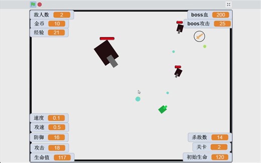 我在scratch里做了个可发展的坦克大战？【坦克大战v1.4】