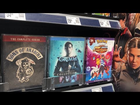 New DVDs Blu ray sets at Walmart store 3/17/26