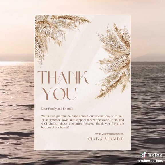 🤍 Elegant. Grateful. Unforgettable. 🤍 Say thank you in style with this editable wedding thank-you card template! Perfect for newlyweds who want to leave a lasting impression ✨💍 Instant download available now on Etsy! #WeddingStationery #ThankYouCard #DigitalDownload #EtsyWeddings #ElegantAesthetic #WeddingThankYou #PrintableCards #SmallBusinessLove