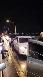 22K views · 137 reactions | Update: The Demerara Habour Bridge was using two lanes for traffic clearance from the west side but a police vehicle came over and cause the gridlock on the bridge. The Harbour bridge is currently working on clearing the traffic but also want to advise the bridge is wet so proceed with caution. CURRENT SITUATION ON THE DEMERARA HABOUR BRIDGE. REPORTS ARE TRAFFIC IS AT A STANDSTILL FOR OVER 30 MINS NOW. | Action News Guyana | Facebook