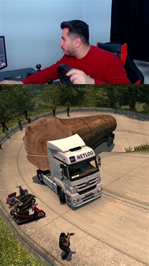 I ENTERED A REAL-LIFE DEATH ROAD!! | ETS 2 MERCEDES AXOR 1840 MOD