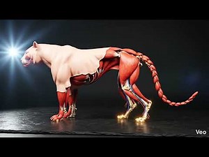 Tiger Anatomy in 3D: From Skeleton to Muscles and Skin