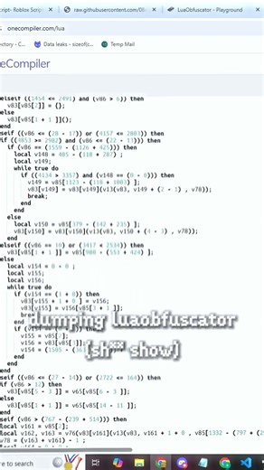 dump process for luaobfuscator.com #roblox