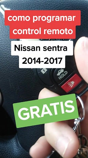 Cómo programar el control remoto Nissan Sentra 2014-2017