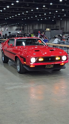 1972 Ford Mustang Mach 1 Classic Car Drive By Engine Sound Detroit Michigan Autorama 2026