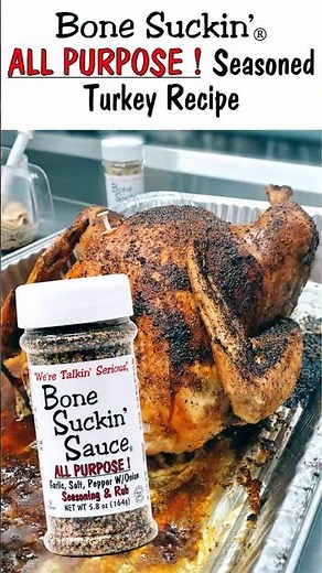 Easiest Turkey Ever? 🤔 Bone Suckin' ALL PURPOSE! Turkey Recipe 🦃