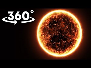 VR 360 Video - Sun Journey Solar System Planets View in Virtual Reality video