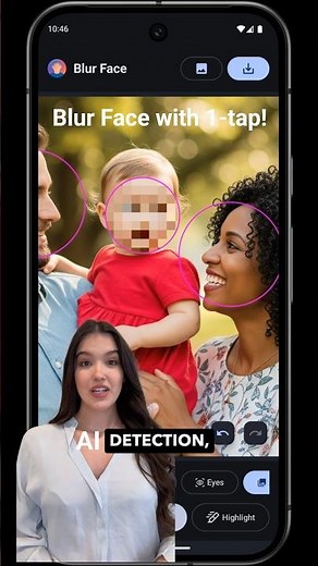 Blur Face with 1-Click! 🔥 Android App - Censor & Pixelate Photos