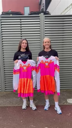It’s out with the old and in with the new 💖🩵 new season new dresses #starlites #morrisdancing #outwiththeold #fluffymorris