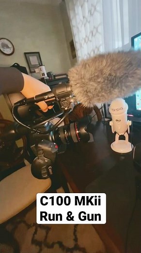 Canon C100 Run and Gun Setup! #canon #c100mkii #sigma1835 #LSeries #cinemacamera #videography