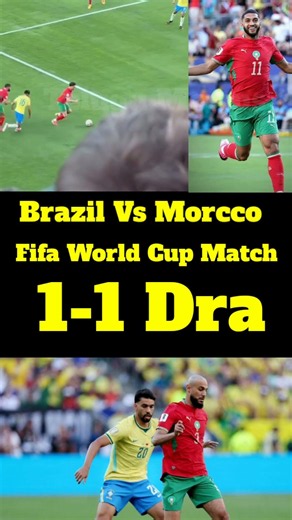 Brazil Vs Morcco | Ismael Saibari | Fifa World Cup 2026 | Telugu Meems