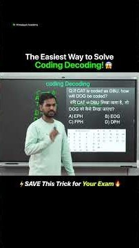 🔥Coding-Decoding Questions Made EASY!
