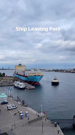 447K views · 7.5K reactions | Ship Leaving Port, import Export...