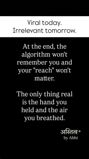 Viral Today, Forgotten Tomorrow. #motivation #astitvabyabhi #quotes #shorts