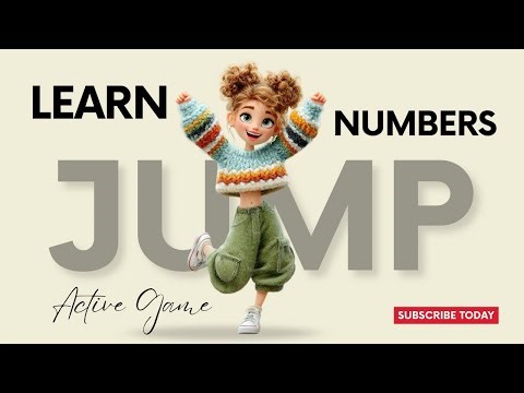 🎯 Jump on the Numbers! | Fun Counting Game for Kids | Jump & Learn Numbers 1–6 | Active Game |