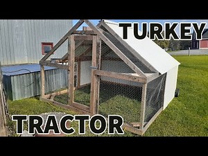 WE BUILT A TURKEY TRACTOR | CLEANED COOPS & MOVED ANIMALS AROUND