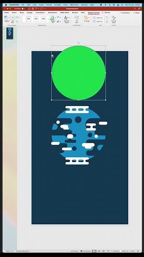 Design earth in PowerPoint #ppt #design #powerpoint