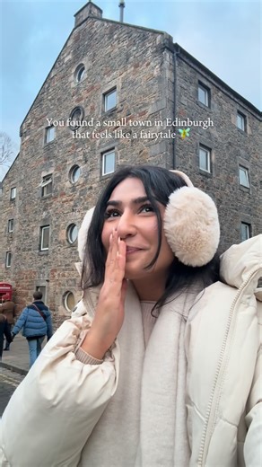 Arezoo Muslemi on Instagram: "Literally something out of a fairytale! 🥹 📍Dean Village, Edinburgh #scotland #travel #travelreels #winter #edinbrugh"