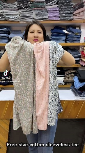 1.3K views · 1.4K reactions | Slivless tee | Colors Fashion | Facebook