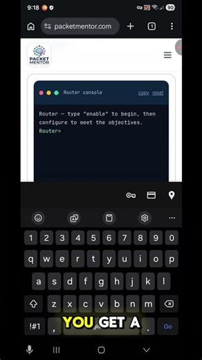 How to practice CCNA labs on your phone! 📱 #Cisco
