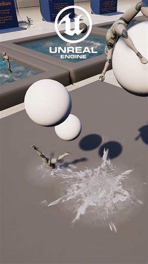Unreal Character Splashes in under 15 minutes #gamedevelopment #unrealengine #vfx #splash #gamedev