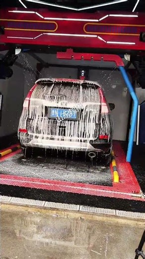 The entire car washing process with an automatic car wash machine#Fully automatic computer