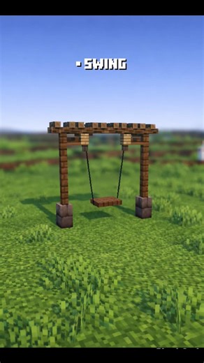 working swing .. try now. #minecraft #mctutorial #minecraftgameplay #minecraftbuilding #gaming