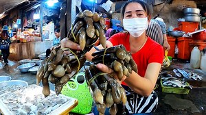 7.6M views · 52K reactions | Buying Razor Clam And Ingredient From Market - Hot Razor Clam - Natural TV Cooking | Heaven of Eating | Facebook