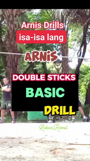 ARNIS BASIC DRILLS ISA-ISA LANG #filipinomartialarts #RA9850 #Arnis #fma #tutorial #barawolisi #martialarts #single #double #escrima #kali #discipline #lakan #espada #weapon #fbreelsvideo #facebookreels #viralvideo #doublesticks #solobaston #exercises #shifting #patterns #training #dance #basics #arnisfma #arnistutorial #arnisvideos #arnisador | Ronel Alcaraz